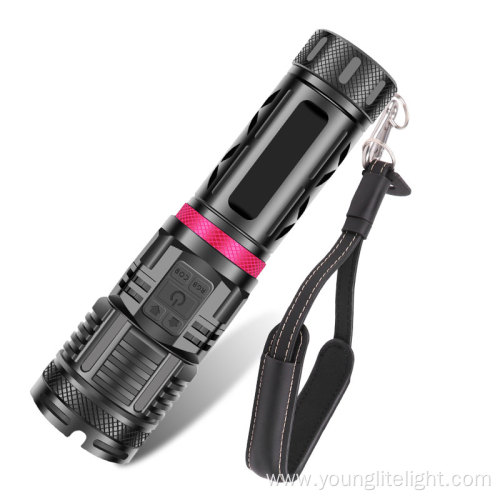 Powerful Rechargeable P90 Tactical LED Flashlight